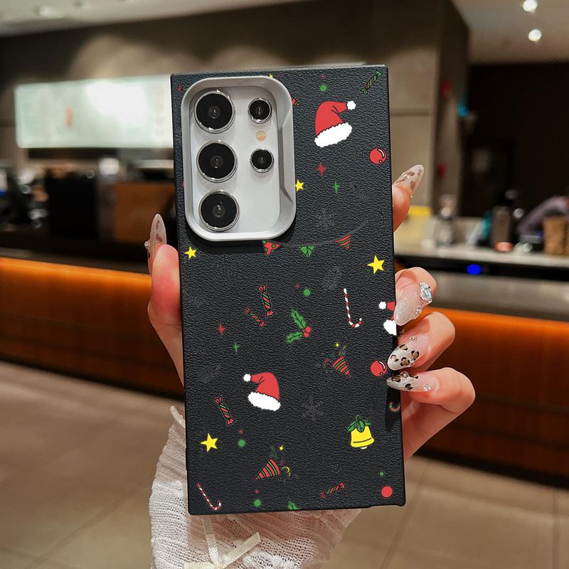 Leather Texture Shell for Samsung S24 S22 Ultra Plus S23 S21 S20 Fe A55 A54 A53 A52 A35 A15 Cartoon Christmas Shockproof Soft Tpu Slim Square Cover Samsung S24 чёрный
Leather Texture Shell for Samsung S24 S22 Ultra Plus S23 S21 S20 Fe A55 A54 A53 A52 A35 A15 Cartoon Christmas Shockproof Soft Tpu Slim Square Cover Samsung S24 чёрный