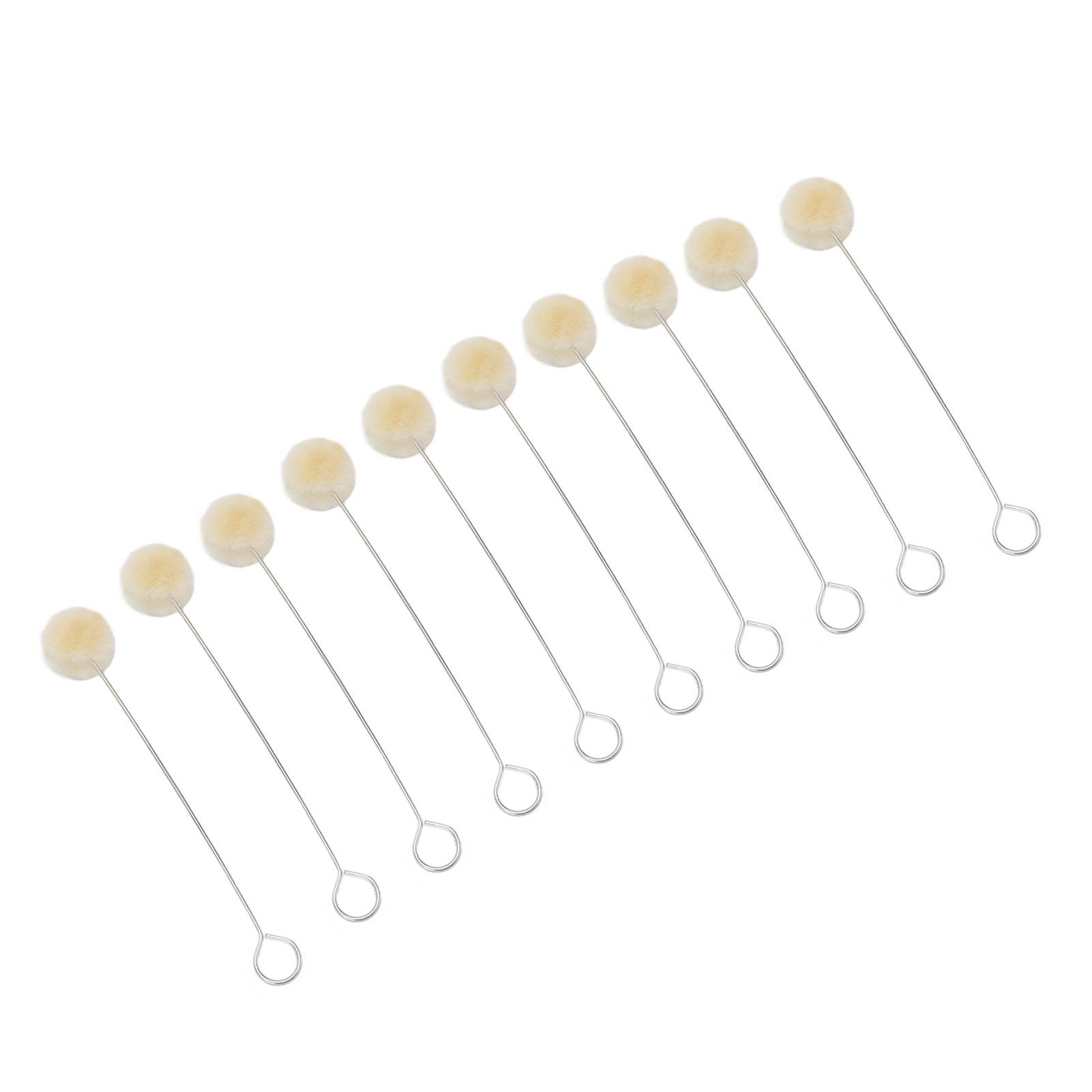 100Pcs Wool Daubers Even Coloring Long Metal Handle Multi Purpose Leather Dye Tool for Dying
100Pcs Wool Daubers Even Coloring Long Metal Handle Multi Purpose Leather Dye Tool for Dying