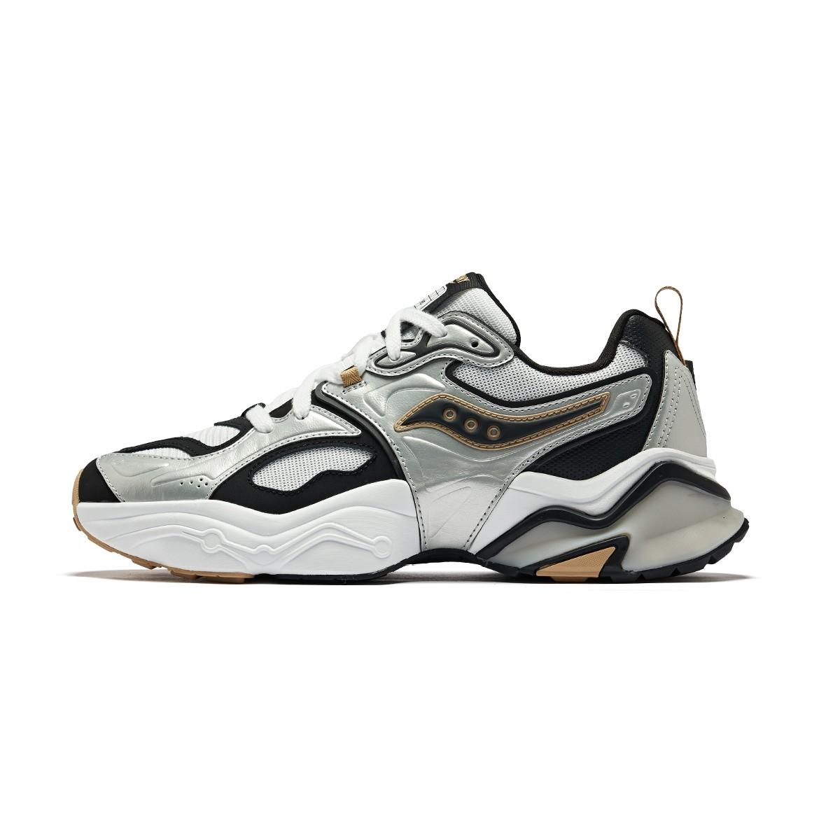 Saucony Low Top Running Shoes Unisex Silver Black White - S79055-4 44
Saucony Low Top Running Shoes Unisex Silver Black White - S79055-4 44