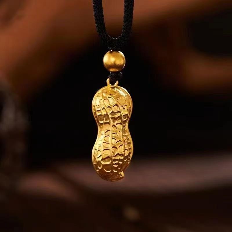 Chic Gold Peanut Pendant for Women - Cute Unisex Gift
Chic Gold Peanut Pendant for Women - Cute Unisex Gift