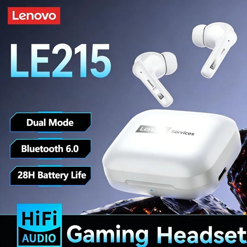 Original Lenovo LE215 Bluetooth 6.0 Earbuds High-Quality Wireless Sport Headphones Noise Cancelling Long Battery Life Gaming Earphones With Mic
Original Lenovo LE215 Bluetooth 6.0 Earbuds High-Quality Wireless Sport Headphones Noise Cancelling Long Battery Life Gaming Earphones With Mic