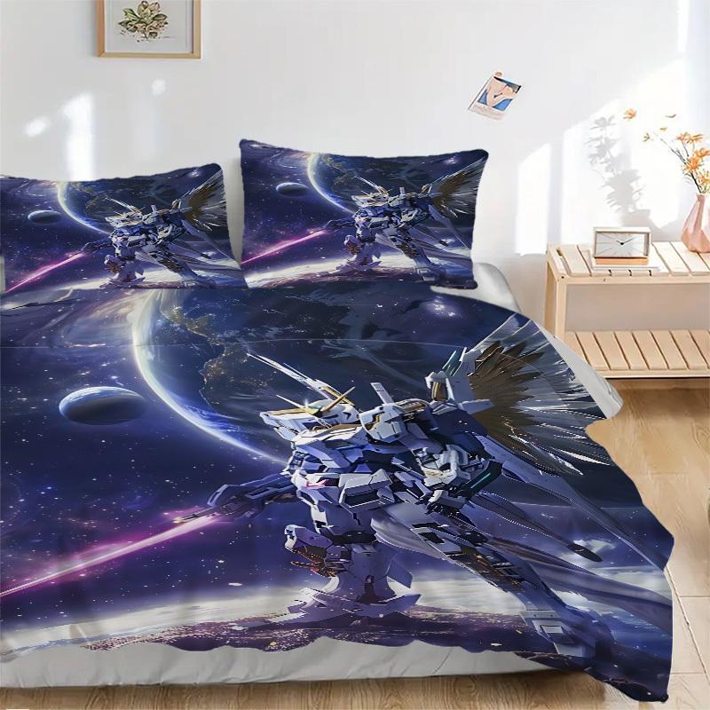 3pcs Gundam Comforter Set - Four Seasons Home High,Machine Washable Bedspread with Pillowcases (No Filling) yy250909080 135x200cm
3pcs Gundam Comforter Set - Four Seasons Home High,Machine Washable Bedspread with Pillowcases (No Filling) yy250909080 135x200cm