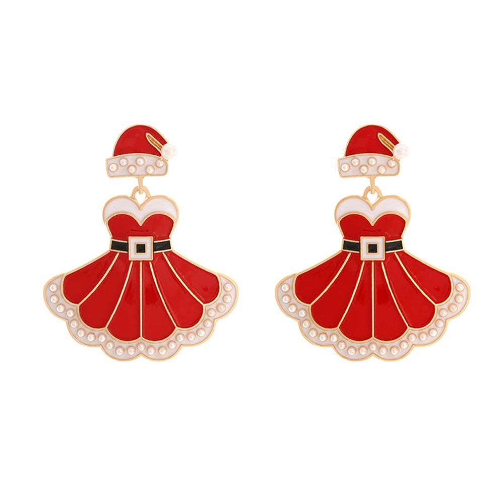 Metal Cartoon Dresses Dangle Earrings for Women New Trend Charm Design Zircon Christmas Party Accessories разноцветный
Metal Cartoon Dresses Dangle Earrings for Women New Trend Charm Design Zircon Christmas Party Accessories разноцветный