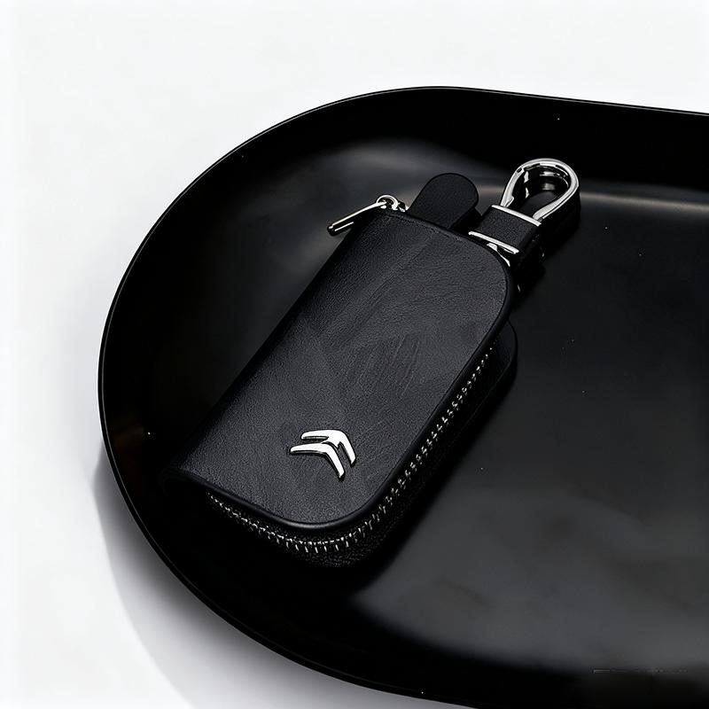 Leather Citroën Key Fob Holder Car Key Case Protector for DS C3 C4 C5 Picasso Models - Premium Business Gift (Black/Brown)
Leather Citroën Key Fob Holder Car Key Case Protector for DS C3 C4 C5 Picasso Models - Premium Business Gift (Black/Brown)