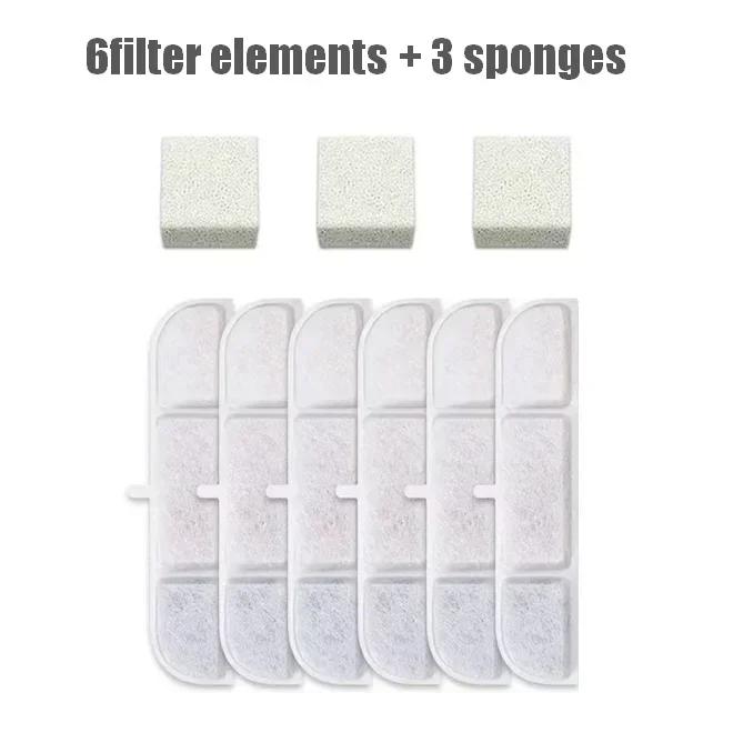 6 PCS Replacement Filters & Foam Filters for Pet Wireless Smart Drinking Fountain Filter Cartridge for Cat Water Fountain
6 PCS Replacement Filters & Foam Filters for Pet Wireless Smart Drinking Fountain Filter Cartridge for Cat Water Fountain
