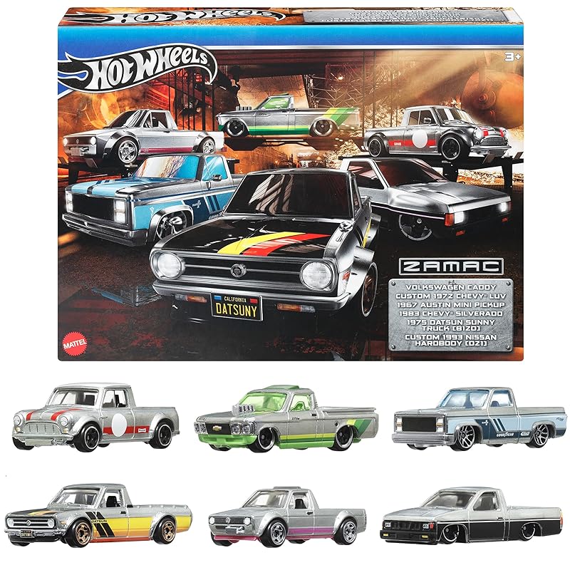 Hot Wheels Wheels) zamak multi pack vehicle toys mini car 6 units included From 3 years old silver HRX57
Hot Wheels Wheels) zamak multi pack vehicle toys mini car 6 units included From 3 years old silver HRX57