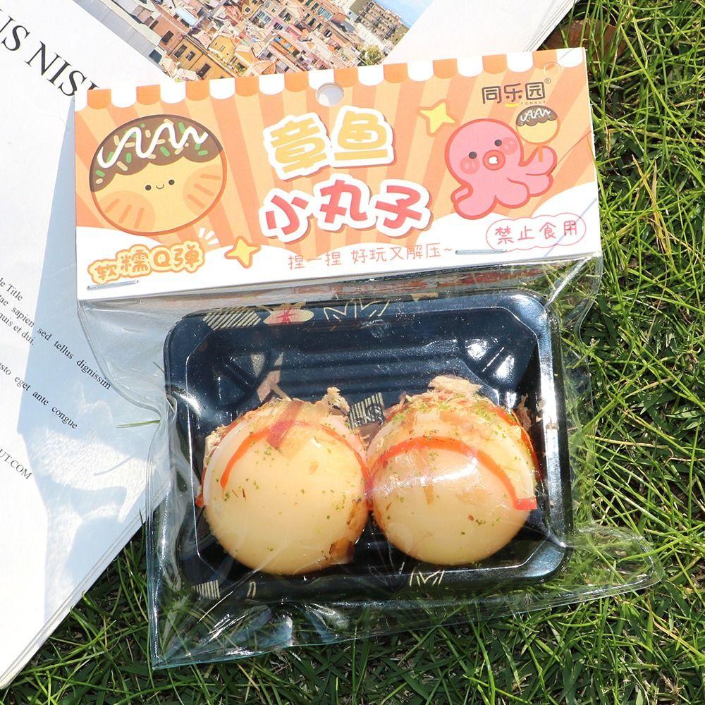 Simulation Food Takoyaki Squeeze Toys Sensory Toy Cartoon Fidget Toy Funny Toys 2pcs/Bag
Simulation Food Takoyaki Squeeze Toys Sensory Toy Cartoon Fidget Toy Funny Toys 2pcs/Bag