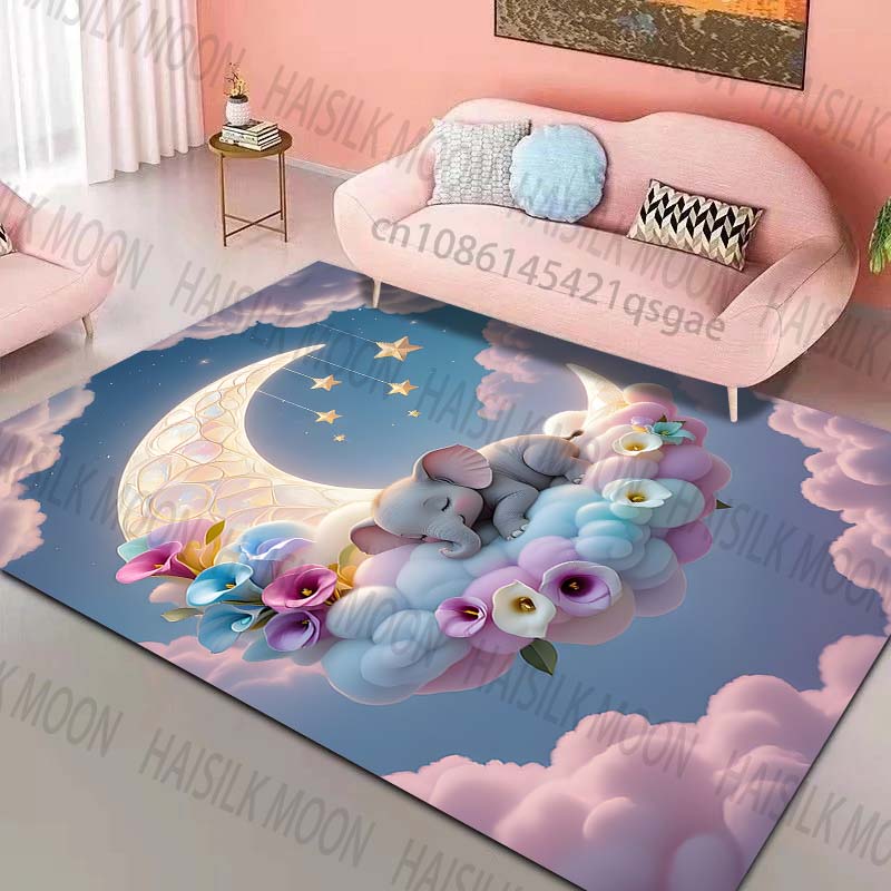 1PC Dreamy elephant moon clouds Pattern Rug Carpets for Bedroom Living Room Sofa Mat Creative Door Mat Cloakroom Home Decor 40x60cm
1PC Dreamy elephant moon clouds Pattern Rug Carpets for Bedroom Living Room Sofa Mat Creative Door Mat Cloakroom Home Decor 40x60cm