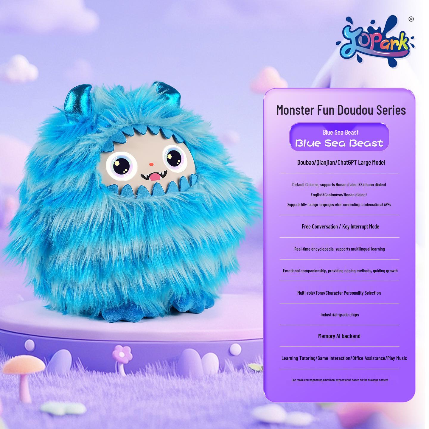 AI Interactive Plush Monster - Soothing Educational Toy for Children 26cm
AI Interactive Plush Monster - Soothing Educational Toy for Children 26cm