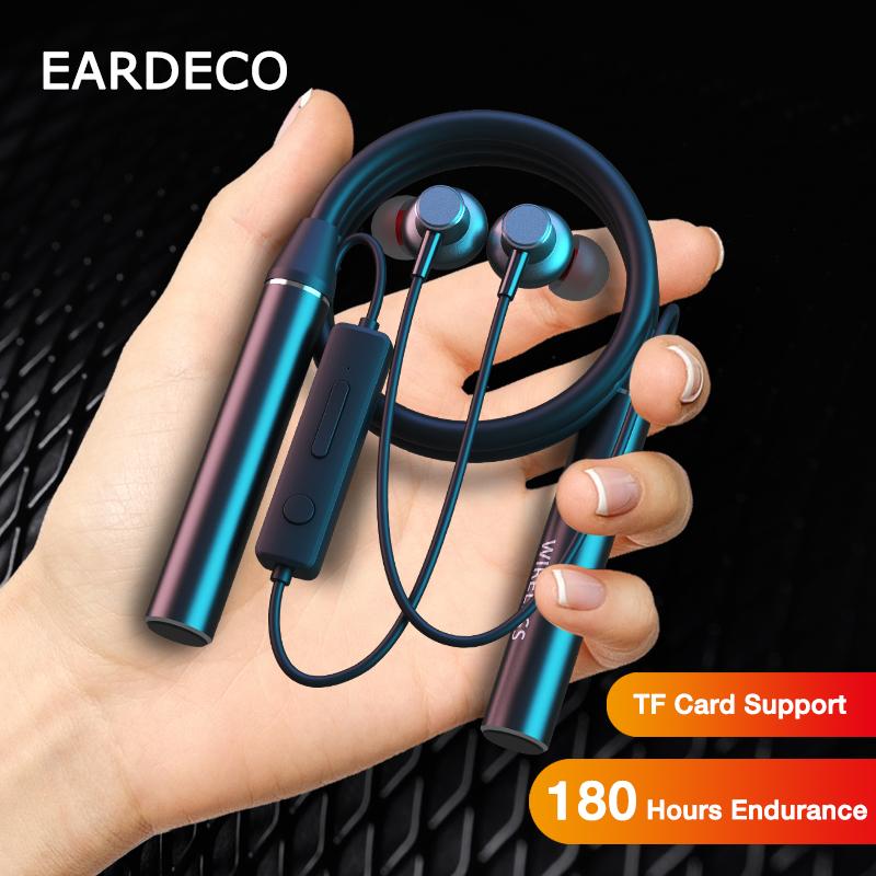EARDECO 180 часов выносливости Bluetooth наушники с шейным ремешком бас беспроводные наушники шейные стерео наушники телефонная гарнитура с микрофоном TF
EARDECO 180 часов выносливости Bluetooth наушники с шейным ремешком бас беспроводные наушники шейные стерео наушники телефонная гарнитура с микрофоном TF