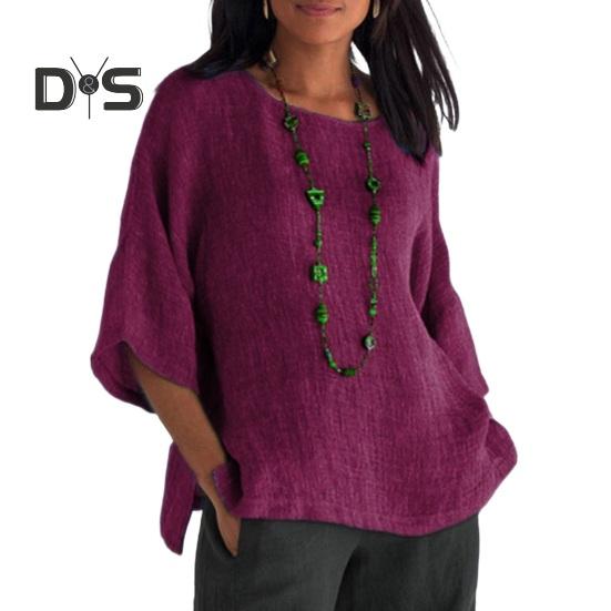 Женские топы с круглым вырезом и рукавом 3/4, свободная футболка, однотонная тонкая дышащая повседневная футболка, повседневная одежда 2XL фиолетовый
Женские топы с круглым вырезом и рукавом 3/4, свободная футболка, однотонная тонкая дышащая повседневная футболка, повседневная одежда 2XL фиолетовый