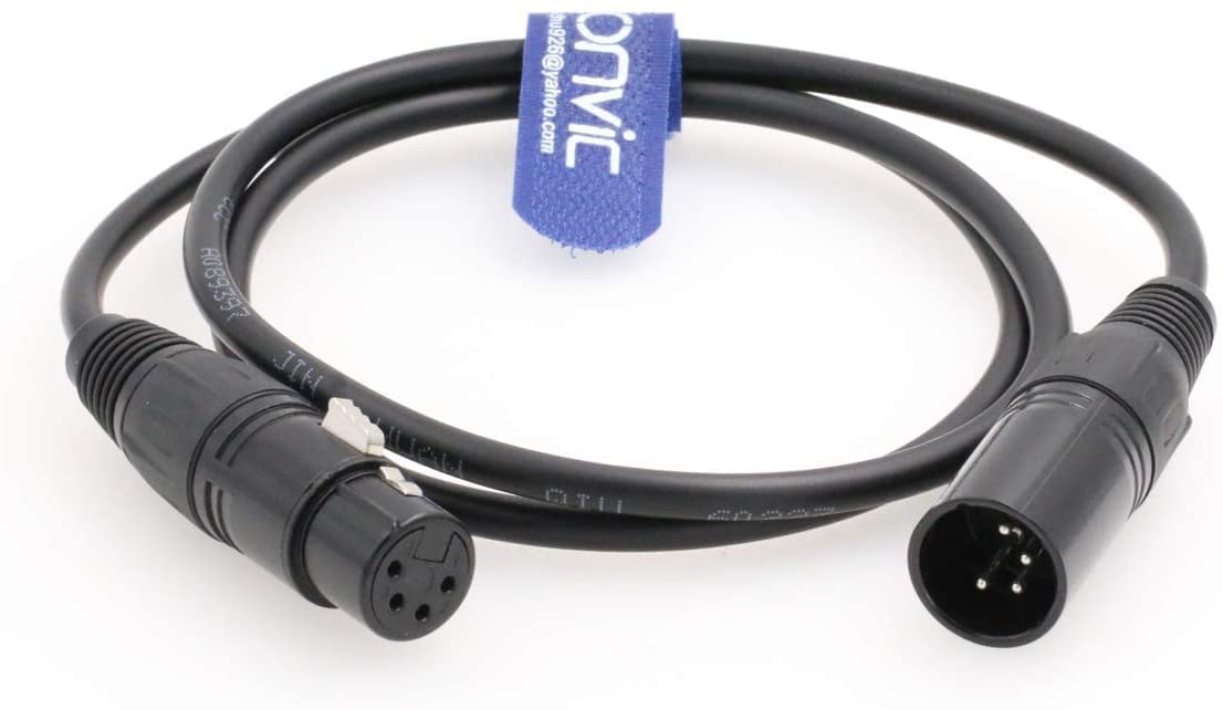 Кабель для микрофона Eonvic XLR, 4-контактный XLR «папа» — XLR «мама», балансный аудиокабель (1.5M)
Кабель для микрофона Eonvic XLR, 4-контактный XLR «папа» — XLR «мама», балансный аудиокабель (1.5M)