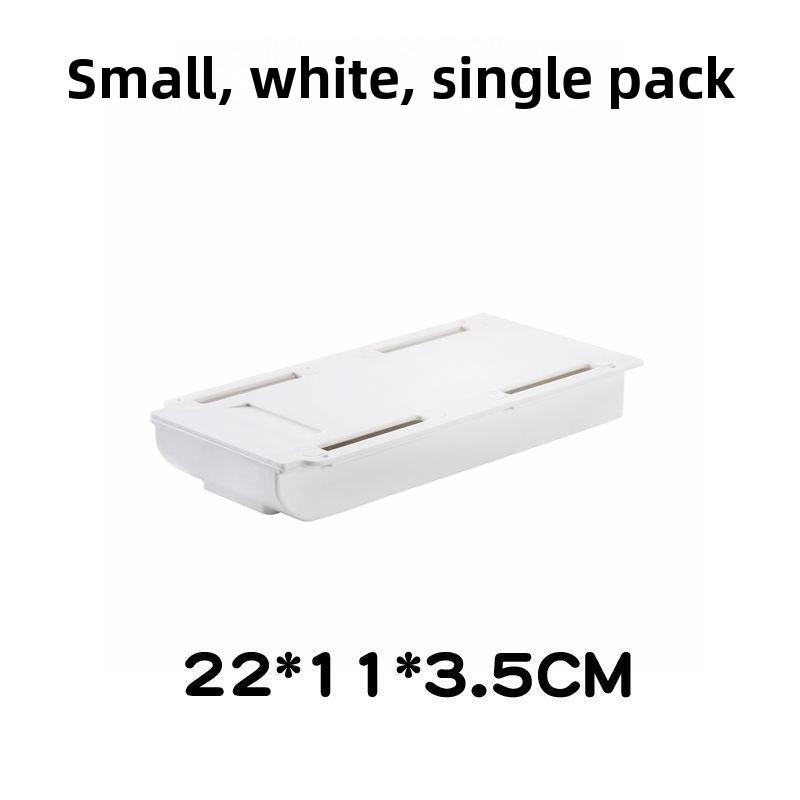 White Self Adhesive Under Desk Storage Drawer Box Hidden Organizer for Makeup Pencils Office Desk Space Saving
White Self Adhesive Under Desk Storage Drawer Box Hidden Organizer for Makeup Pencils Office Desk Space Saving