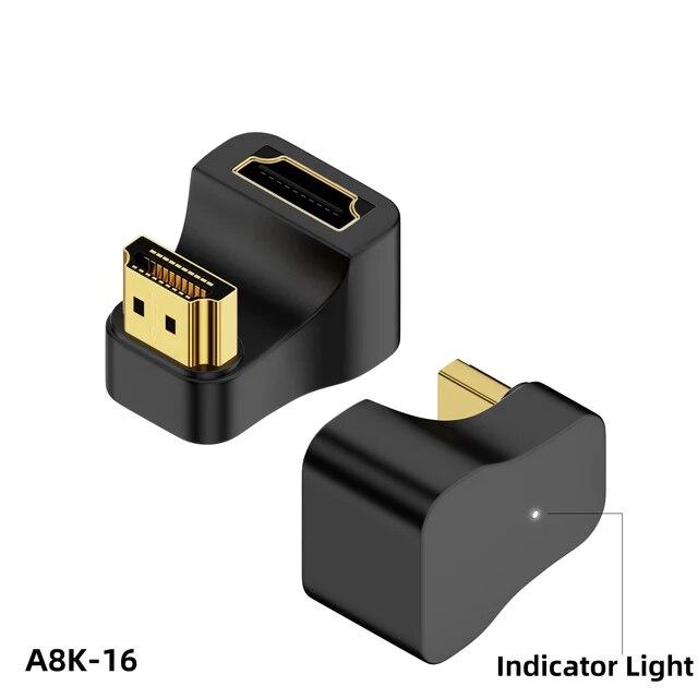 UHD 8K @ 60HZ HDTV 2.1 адаптер 360 градусов угловой U-образный штекер-мама HDMI-совместимый адаптер-конвертер для HDTV PS4 PS5 ноутбука 2
UHD 8K @ 60HZ HDTV 2.1 адаптер 360 градусов угловой U-образный штекер-мама HDMI-совместимый адаптер-конвертер для HDTV PS4 PS5 ноутбука 2