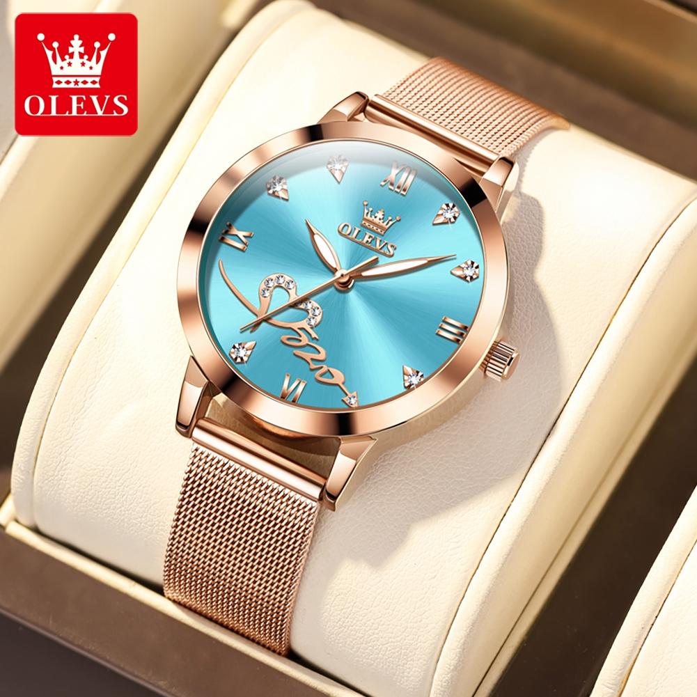 OLEVS Top Original Women s Watches Elegant Rose Gold Mesh Strap Fashion Heart Design Waterproof Quartz WristWatch for Women рожевий колір золота
OLEVS Top Original Women s Watches Elegant Rose Gold Mesh Strap Fashion Heart Design Waterproof Quartz WristWatch for Women рожевий колір золота