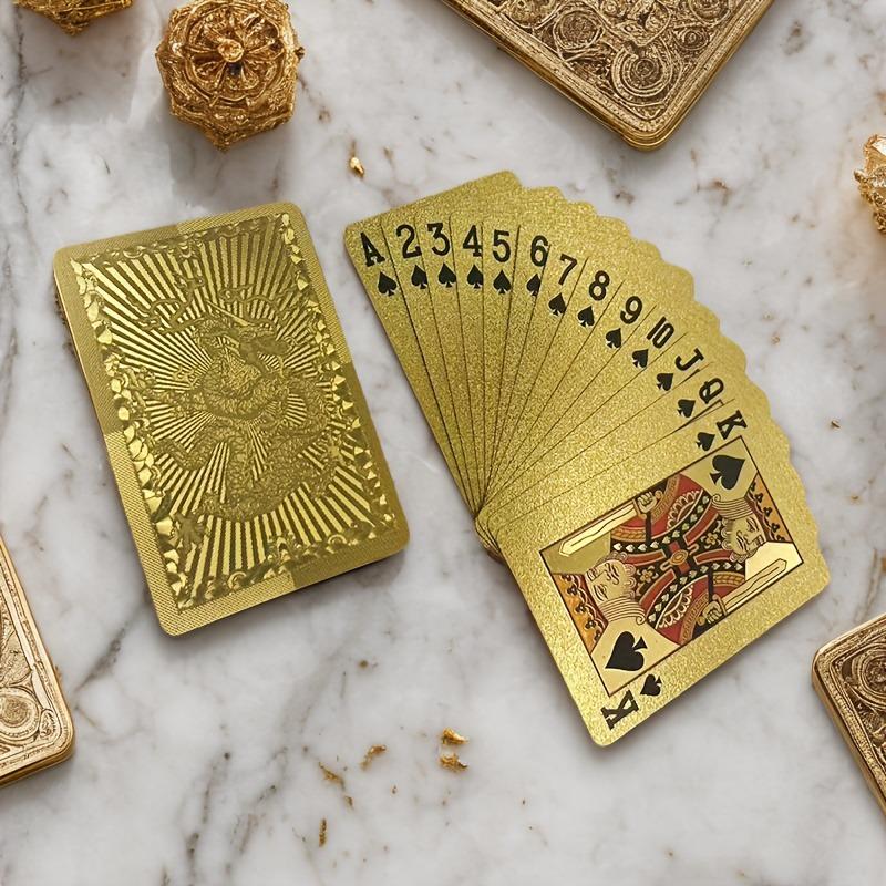 1 Set Matte Golden Dragon PVC Playing Cards Durable Hardened Deck for Valentine s Day Christmas New Year Celebrations Party Game
1 Set Matte Golden Dragon PVC Playing Cards Durable Hardened Deck for Valentine s Day Christmas New Year Celebrations Party Game