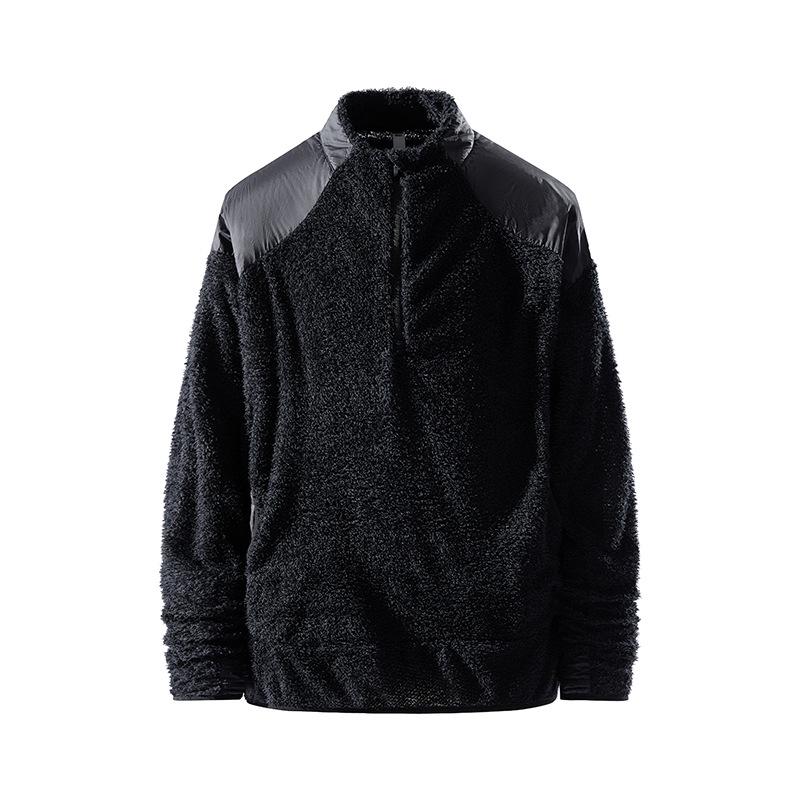 Unisex Outdoor Winter Half-Zip Stand Collar Sweatshirt - Loose Fit, Simple Design 2XL
Unisex Outdoor Winter Half-Zip Stand Collar Sweatshirt - Loose Fit, Simple Design 2XL