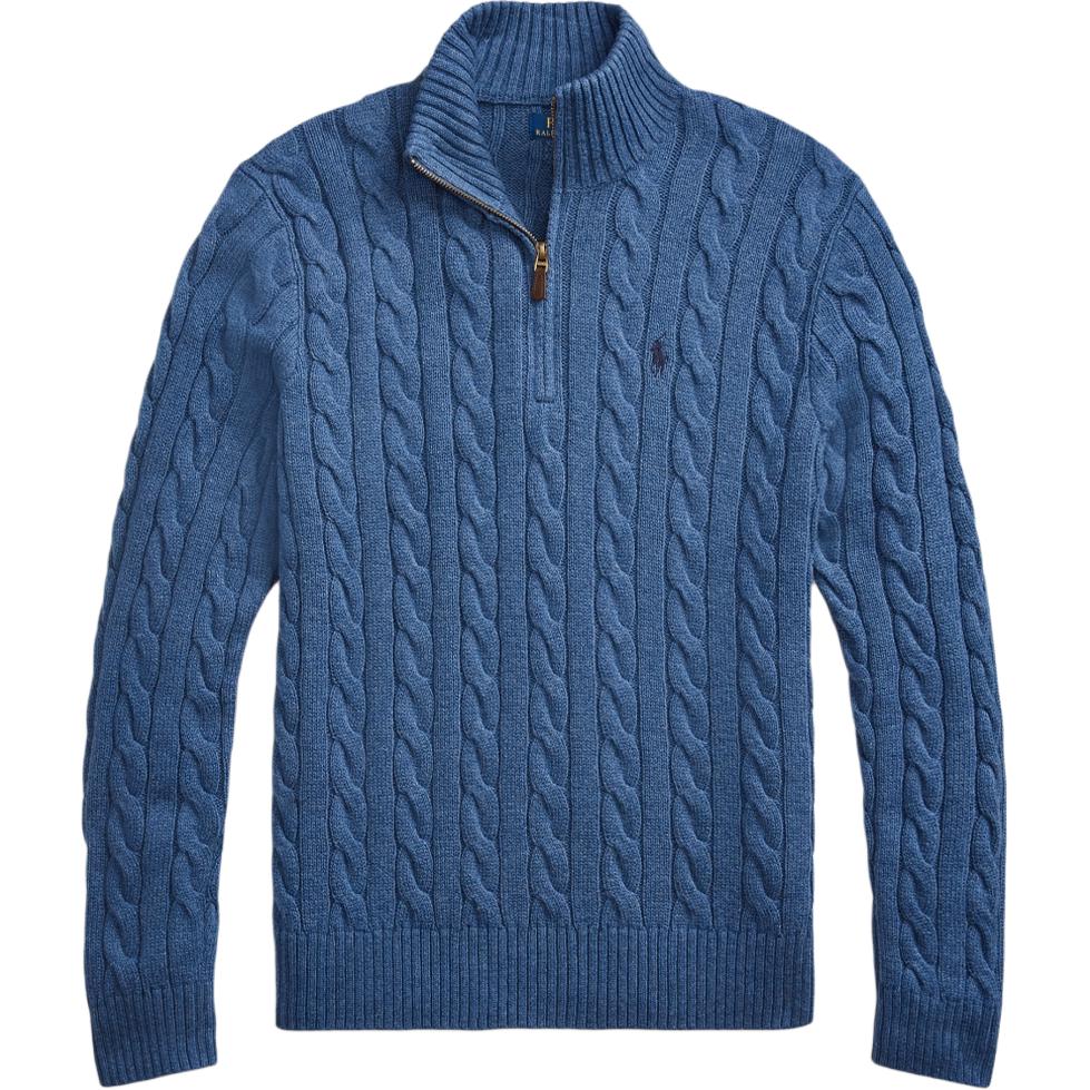 Polo Ralph Lauren FW23 Трикотажный свитер с длинным рукавом на молнии до половины, с вышивкой логотипа Pony, мужской, синий MNPOSWE16820504-400 S
Polo Ralph Lauren FW23 Трикотажный свитер с длинным рукавом на молнии до половины, с вышивкой логотипа Pony, мужской, синий MNPOSWE16820504-400 S