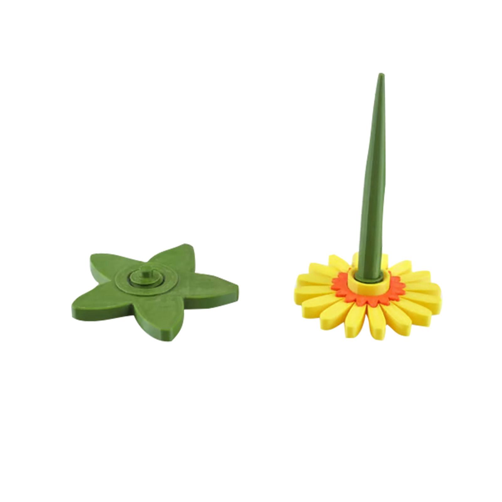 Гербера , Портативный вращающийся держатель для пряжи, напечатанный на 3D-принтере , Вращение без запутывания с кронштейном, Аксессуар для вязания крючком и спицами, Подарок для Кр One Size жёлтый