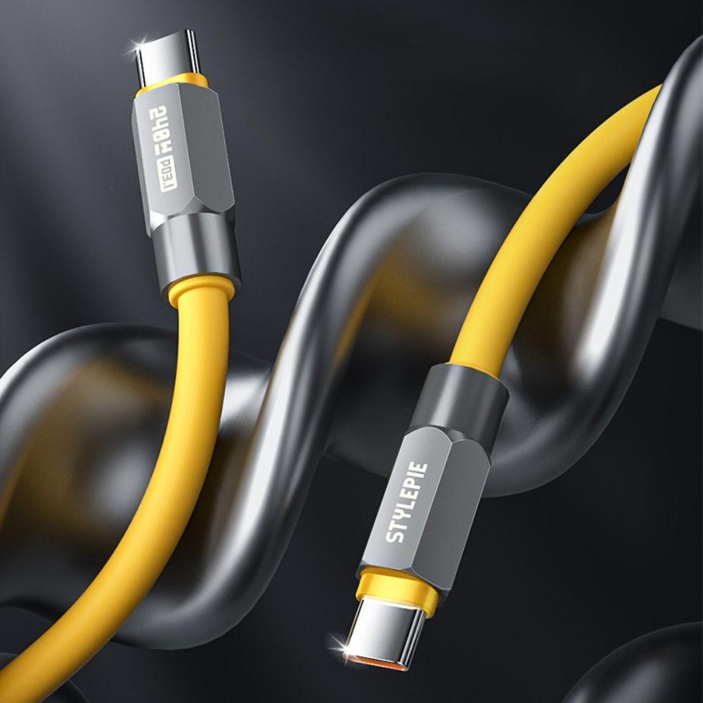 Double Headed Fast Charging Wire Lightweight Type C Data Cable USB Type C to C Cable Laptop Hub жовтий
Double Headed Fast Charging Wire Lightweight Type C Data Cable USB Type C to C Cable Laptop Hub жовтий
