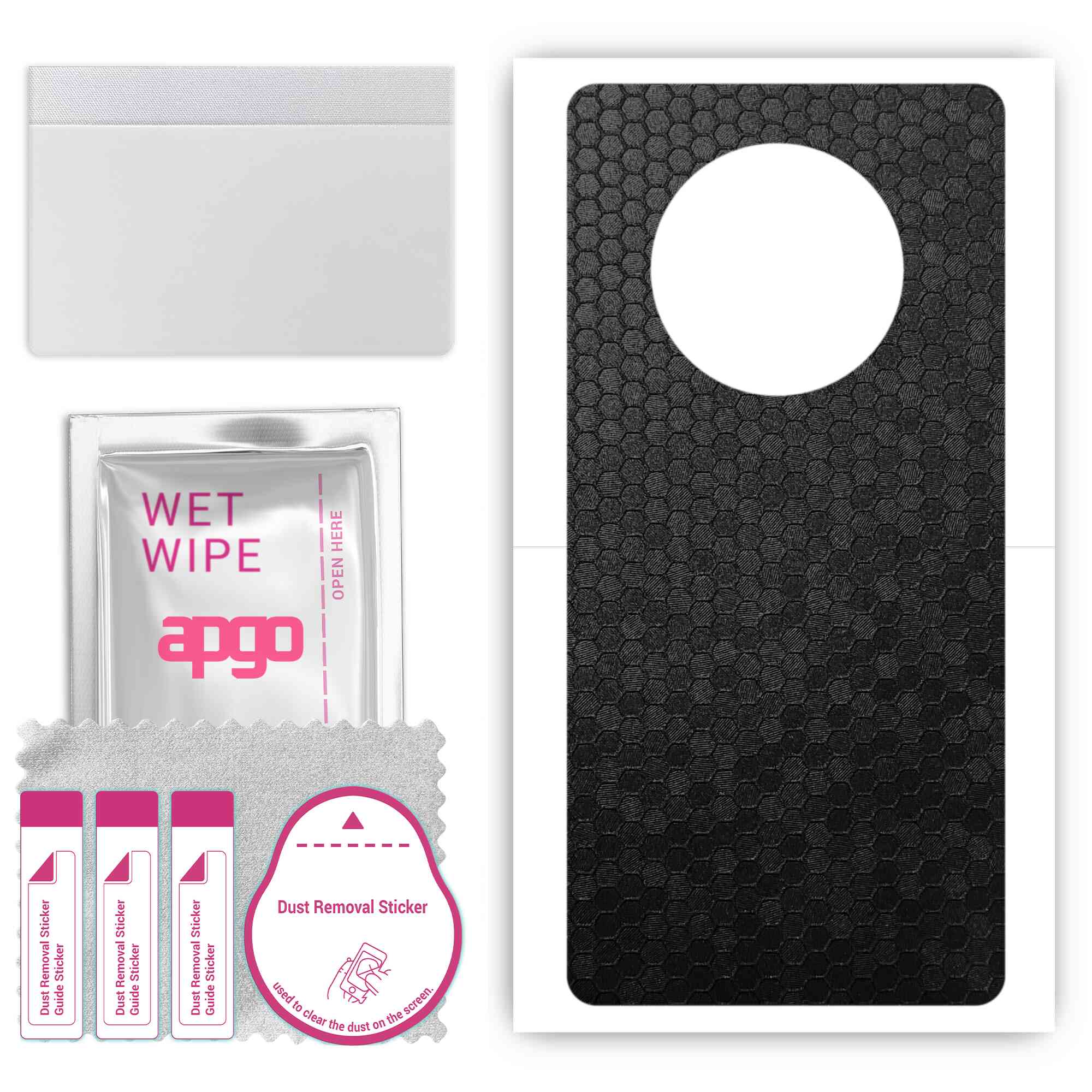 apgo Protective Skin Sticker for the back compatible with Huawei Mate 40 Pro 4G, Wrap Film, Foil, Vinyl - Pattern Black Honeycomb
apgo Protective Skin Sticker for the back compatible with Huawei Mate 40 Pro 4G, Wrap Film, Foil, Vinyl - Pattern Black Honeycomb