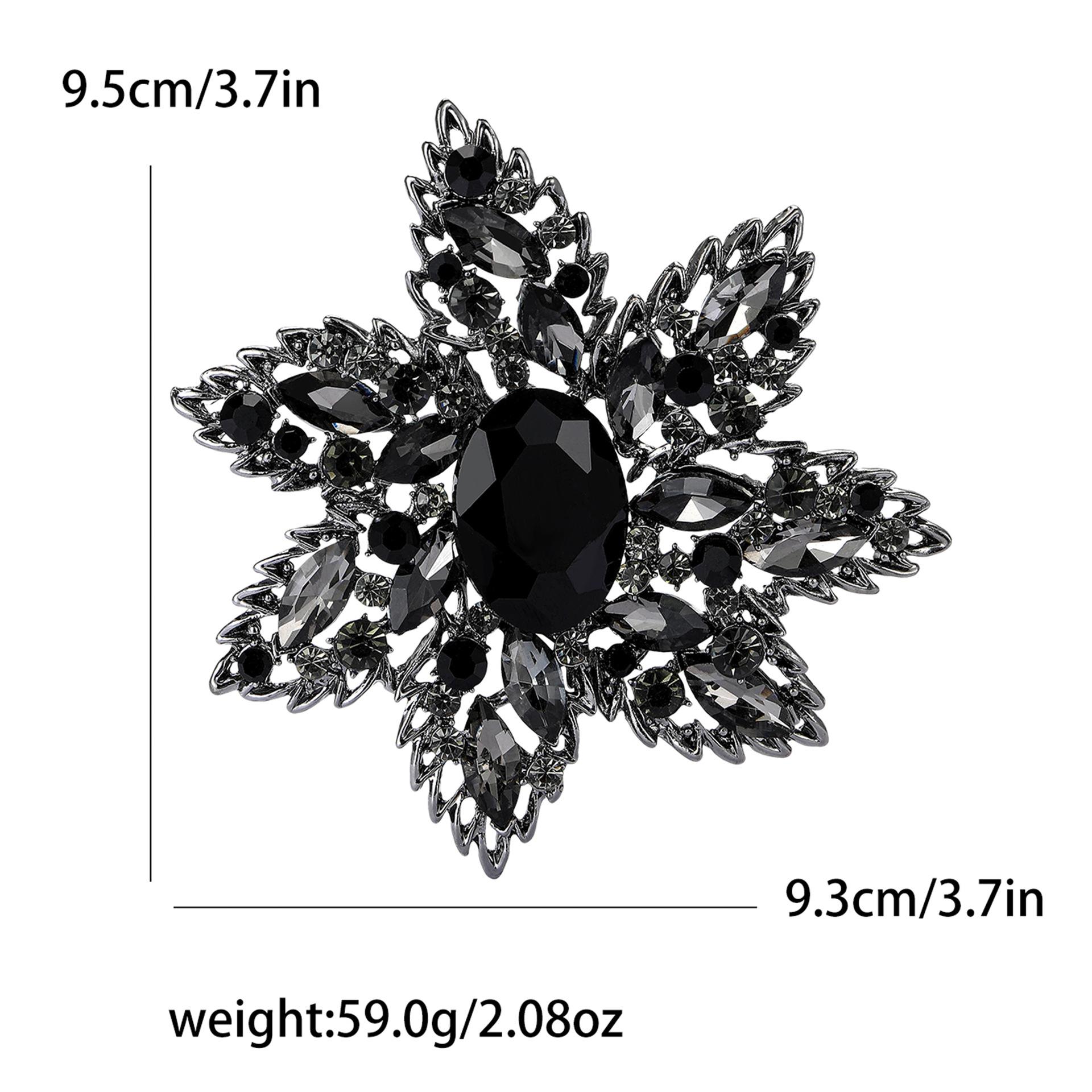 Винтажная брошь-цветок из тяжелого промышленного сплава со стразами, высококачественная креативная женская брошь для пальто и корсажа
Винтажная брошь-цветок из тяжелого промышленного сплава со стразами, высококачественная креативная женская брошь для пальто и корсажа