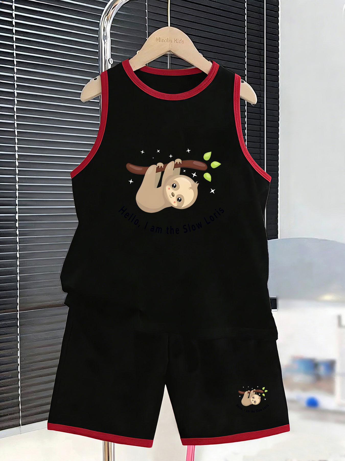 Boys’ cute sloth set. Adorable prints, breathable fabric, loose fit for lovely summer wear. 7Y чорний
Boys’ cute sloth set. Adorable prints, breathable fabric, loose fit for lovely summer wear. 7Y чорний