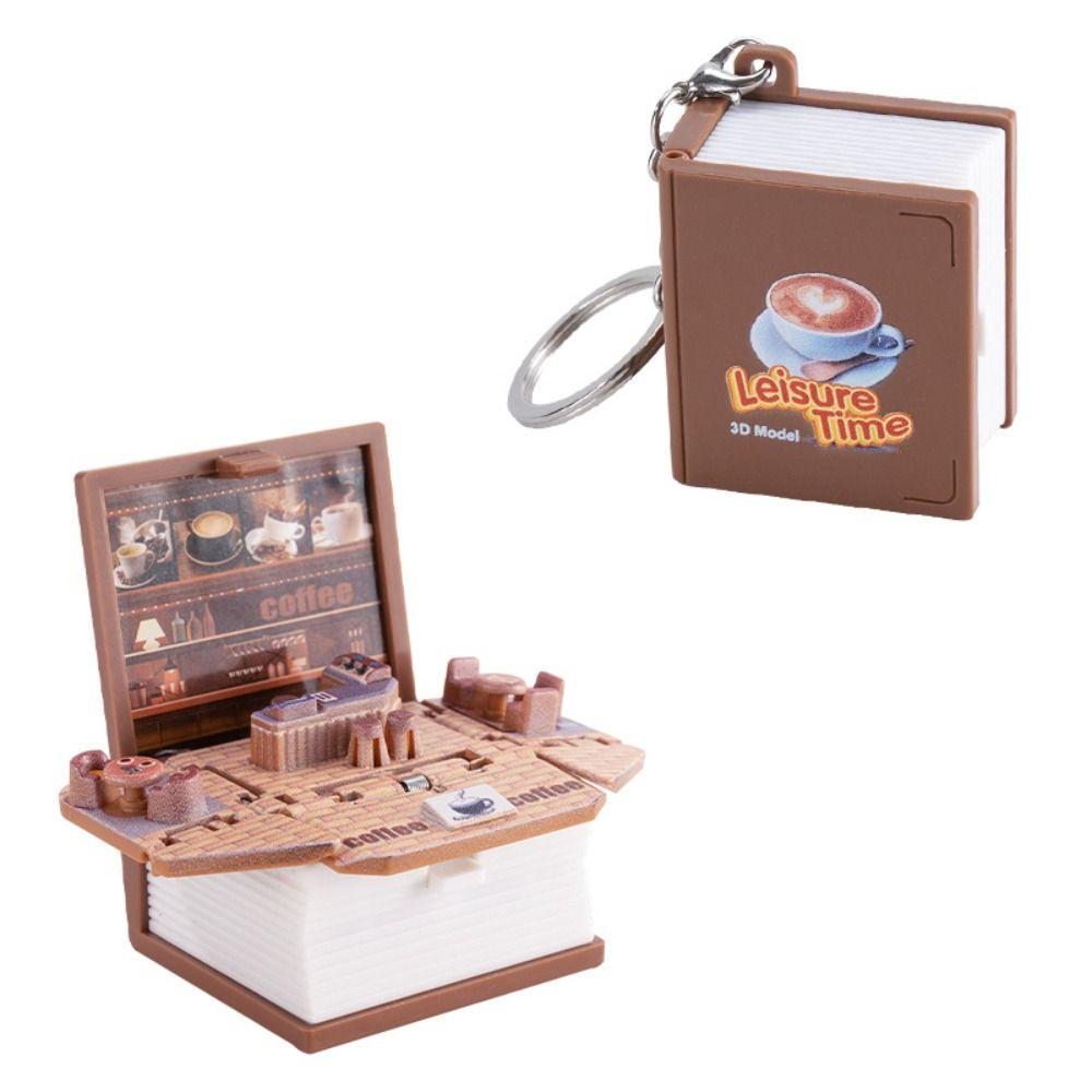 Foldable Mini 3D Book Keychains Milk Tea Shop Key Rings Creative Educational Science Toys Models Style 2
Foldable Mini 3D Book Keychains Milk Tea Shop Key Rings Creative Educational Science Toys Models Style 2