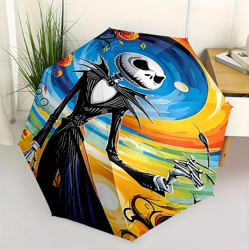 1 Auto Open Jack Skellington, Nightmare Before Christmas Themed Colorful 8-rib Portable Umbrella for Men and Women, A Compact Commuting Comp
1 Auto Open Jack Skellington, Nightmare Before Christmas Themed Colorful 8-rib Portable Umbrella for Men and Women, A Compact Commuting Comp