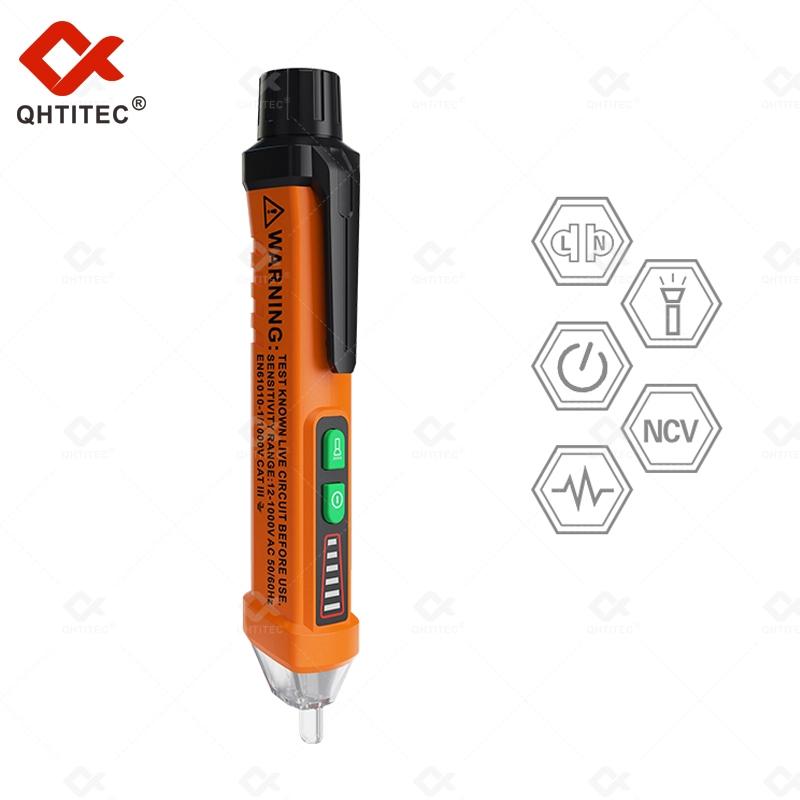 QHTITEC PM8908C Безконтактний детектор напруги змінного струму Тестер Метр 12 В-1000 В Детектор напруги в стилі ручки
QHTITEC PM8908C Безконтактний детектор напруги змінного струму Тестер Метр 12 В-1000 В Детектор напруги в стилі ручки