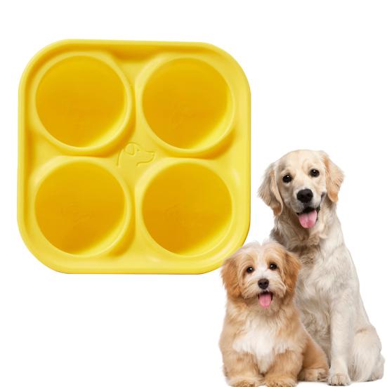 Pet Bowl Food Grade Large Capacity Easy to Clean Dishwasher Safe Less Waste Pet Slow Food Bowl 4 Cavity Easy to Fill Dog Treats Tray Mold Pet Supplies
Pet Bowl Food Grade Large Capacity Easy to Clean Dishwasher Safe Less Waste Pet Slow Food Bowl 4 Cavity Easy to Fill Dog Treats Tray Mold Pet Supplies