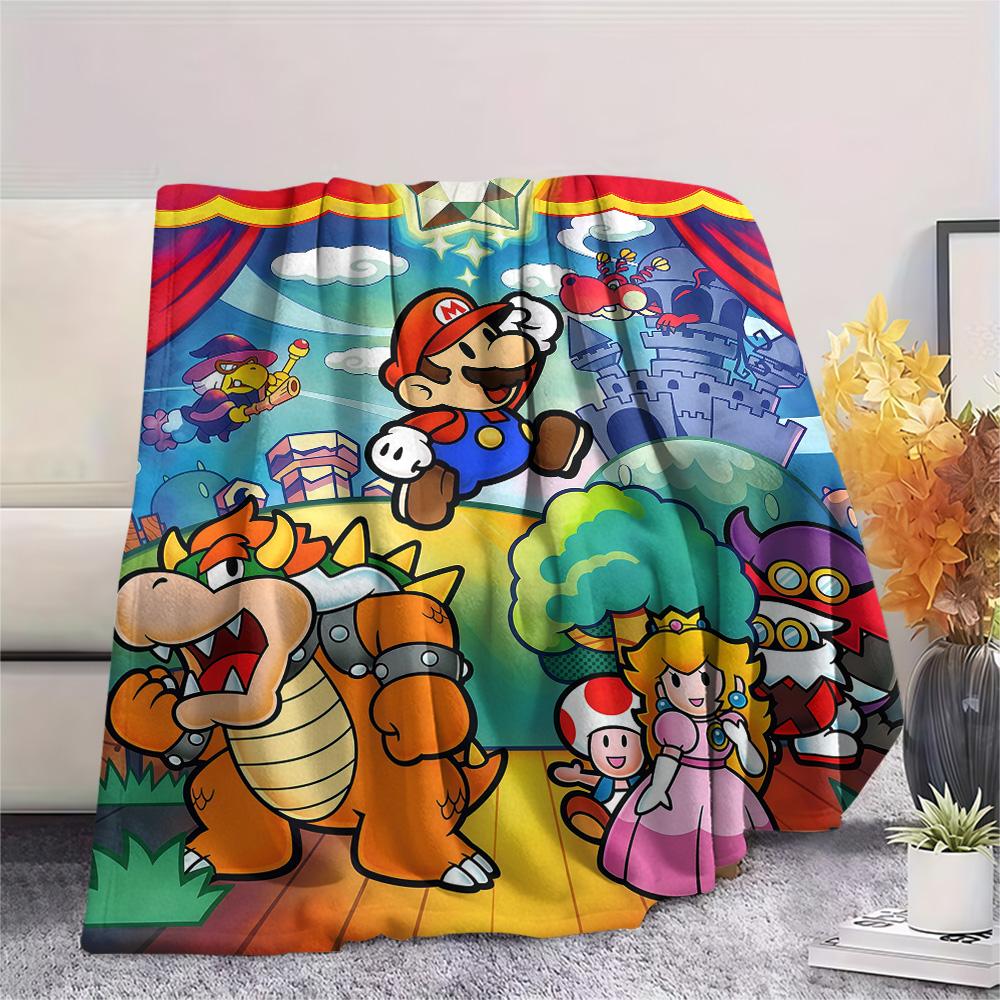 Super Smash Bros. Mario Collection flannel blanket, soft for home bedroom, great gift for game lovers 75x90cm
Super Smash Bros. Mario Collection flannel blanket, soft for home bedroom, great gift for game lovers 75x90cm