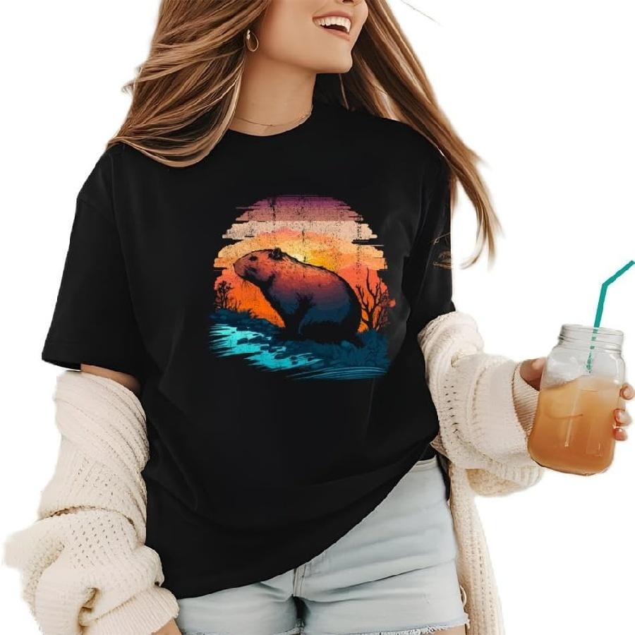 CapybaraWildlifeRetroVintageFunnyCapybaraT-Shirts Classic-Premium-Heavyweight Crewneck T-Shirt, Sweatshirt Hoodie Tanktop for Women Black XXXXXL
CapybaraWildlifeRetroVintageFunnyCapybaraT-Shirts Classic-Premium-Heavyweight Crewneck T-Shirt, Sweatshirt Hoodie Tanktop for Women Black XXXXXL