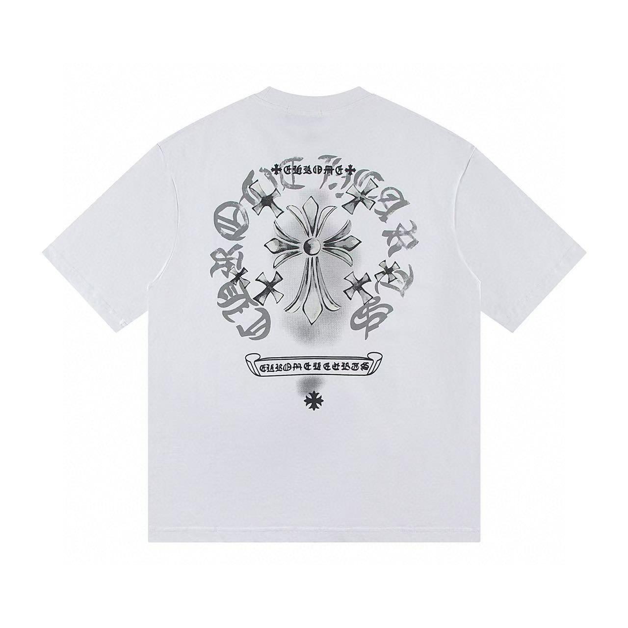 W370 CHROME HEARTS 2025 літня нова високоякісна бавовняна кругла горловина Вільна чоловіча та жіноча футболка великого розміру Парна футболка M чорний
W370 CHROME HEARTS 2025 літня нова високоякісна бавовняна кругла горловина Вільна чоловіча та жіноча футболка великого розміру Парна футболка M чорний