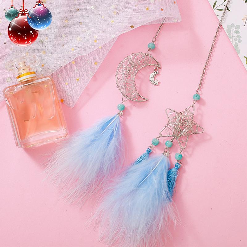 Personality Moon Wind Chimes Feather Hanging Ornaments Creative Hollow-out Bedroom Decor Pendant Room Decoration Accessories
Personality Moon Wind Chimes Feather Hanging Ornaments Creative Hollow-out Bedroom Decor Pendant Room Decoration Accessories