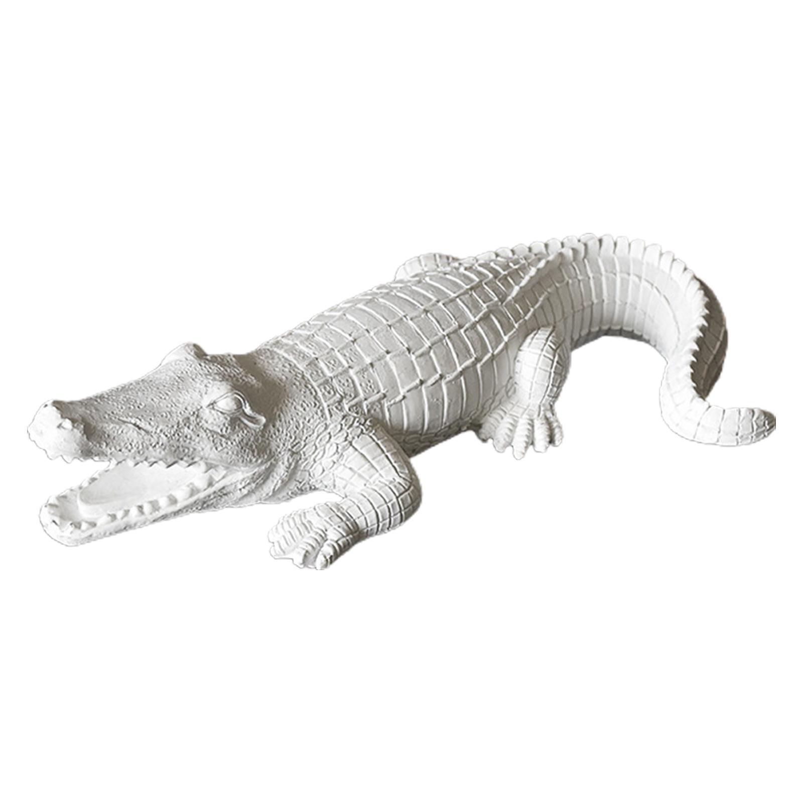 Crocodile Figurine Alligator Sculpture Ornament Crafts Gift Souvenirs Animal Garden Statue Resin for Balcony Table Office білий
Crocodile Figurine Alligator Sculpture Ornament Crafts Gift Souvenirs Animal Garden Statue Resin for Balcony Table Office білий