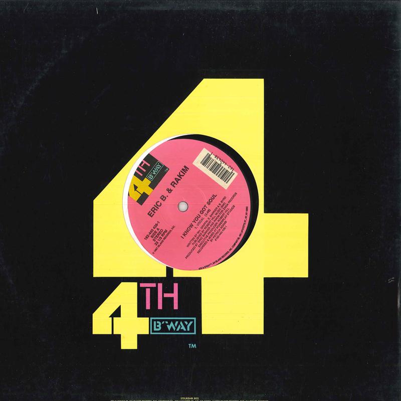12inch Record ERIC B. RAKIM I Know You Got Soul 1624404381 4TH BROADWAY 1991 US Rap HipHopRB Used
12inch Record ERIC B. RAKIM I Know You Got Soul 1624404381 4TH BROADWAY 1991 US Rap HipHopRB Used