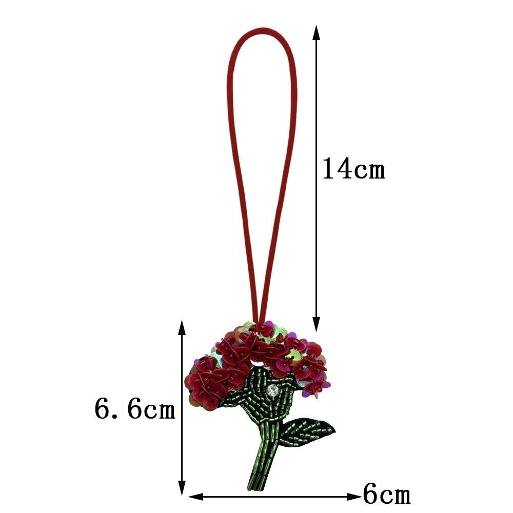 Creative 3D Sequin Flowers Bouquet Beaded Pendant DIY Rhinestone Beads Keychain Lanyard Handmade Hanging Rope Bag Accessories
Creative 3D Sequin Flowers Bouquet Beaded Pendant DIY Rhinestone Beads Keychain Lanyard Handmade Hanging Rope Bag Accessories
