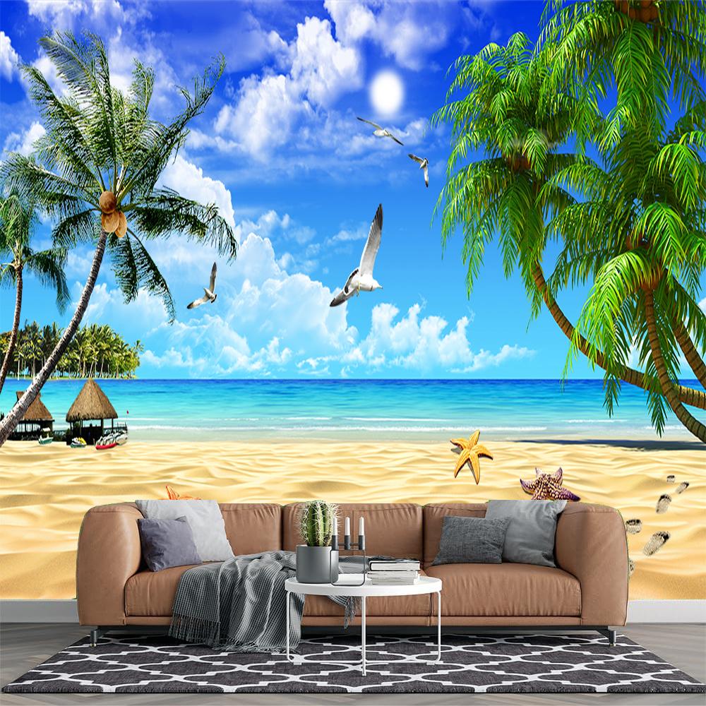 Ocean Beach Wallpaper Blue Sky Coconut Tree 3d Wall Mural Bedroom Living Room Sea Wallpaper Decor 200 cm(W) x 140 cm(H)
Ocean Beach Wallpaper Blue Sky Coconut Tree 3d Wall Mural Bedroom Living Room Sea Wallpaper Decor 200 cm(W) x 140 cm(H)