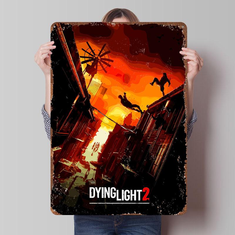 Dying Light 2 Game Metal Poster Customized Wall Art Retro Vintage Tinplate Signs for Decoration At Home Decor Items Wand Deko 7.9x11.8In(20x30cm)
Dying Light 2 Game Metal Poster Customized Wall Art Retro Vintage Tinplate Signs for Decoration At Home Decor Items Wand Deko 7.9x11.8In(20x30cm)