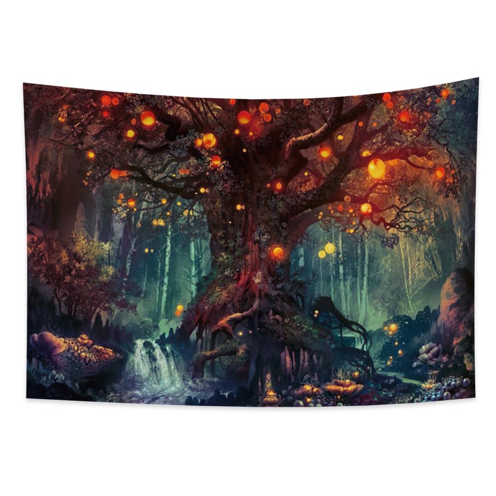 Fantasy Forest Tree Mushroom Tapestry Wall Hanging Boho Wall Decor Beach Towel Yoga Blanket Living Room Bedroom Room Home Decor
Fantasy Forest Tree Mushroom Tapestry Wall Hanging Boho Wall Decor Beach Towel Yoga Blanket Living Room Bedroom Room Home Decor