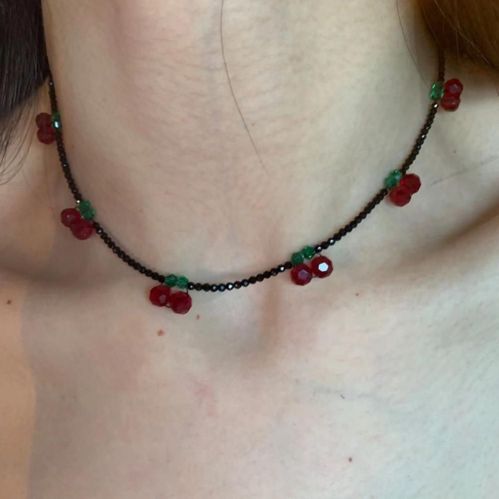 Cute Pink Necklace Lightweight Y2k Jewelry Woman Neck Chain Adorable Handmade Fruit Choker For Gifting Daily Campus Life
Cute Pink Necklace Lightweight Y2k Jewelry Woman Neck Chain Adorable Handmade Fruit Choker For Gifting Daily Campus Life