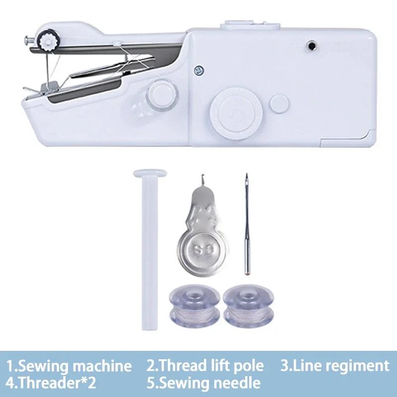 Portable Sewing Machine Manual Domestic Sewing Machine Presser Foot Handheld Rope-free Electric Quick Build DIY Apparel Supplies
Portable Sewing Machine Manual Domestic Sewing Machine Presser Foot Handheld Rope-free Electric Quick Build DIY Apparel Supplies