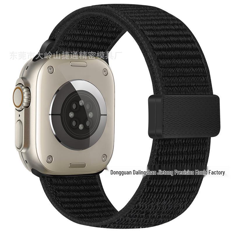 Совместимый нейлоновый ремешок с магнитной застежкой Apple iWatch для Series 10/9 42/44/45/46/49mm
Совместимый нейлоновый ремешок с магнитной застежкой Apple iWatch для Series 10/9 42/44/45/46/49mm