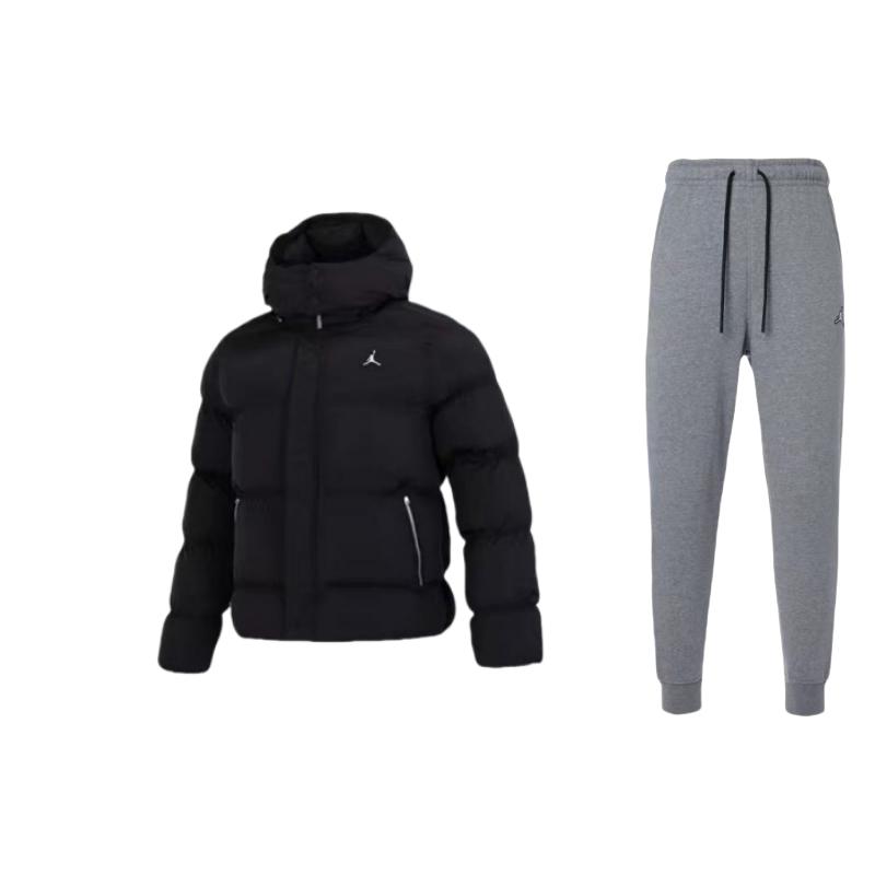 Jordan Zip-Up Hooded Warm Long Sleeve Jacket Solid Color Logo Embroidery Elastic Waist Drawstring Long Pants Casual Sports Suit DQ7341-091+DQ8105-010 S
Jordan Zip-Up Hooded Warm Long Sleeve Jacket Solid Color Logo Embroidery Elastic Waist Drawstring Long Pants Casual Sports Suit DQ7341-091+DQ8105-010 S