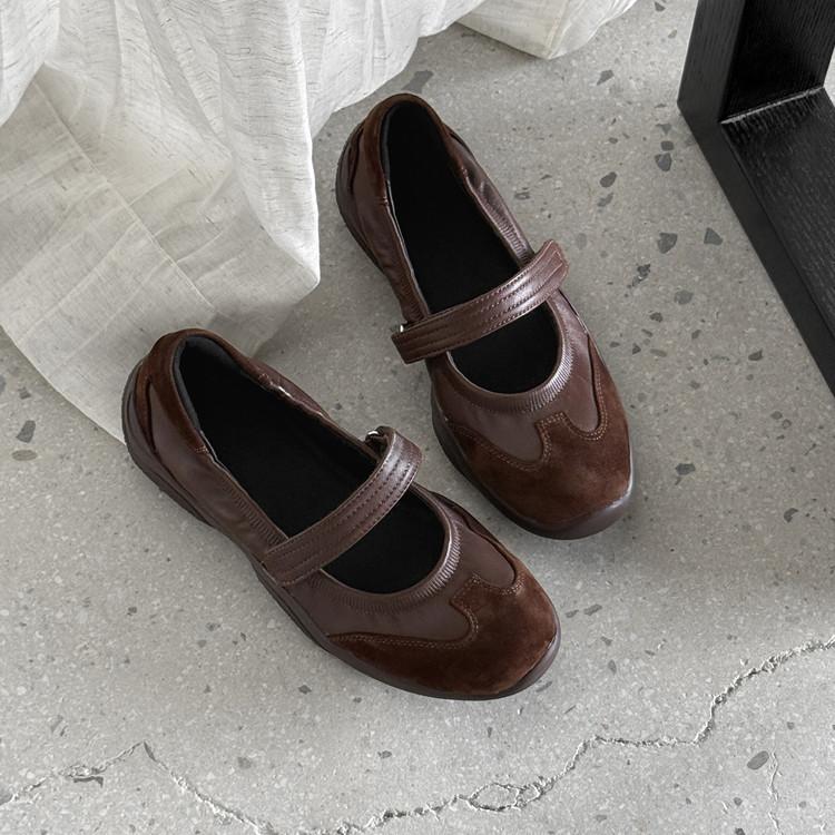 2025 autumn versatile Velcro single shoes women s one-pedal casual Mary Jane shoes functional wind ballet shoes 39 темно-коричневого
2025 autumn versatile Velcro single shoes women s one-pedal casual Mary Jane shoes functional wind ballet shoes 39 темно-коричневого
