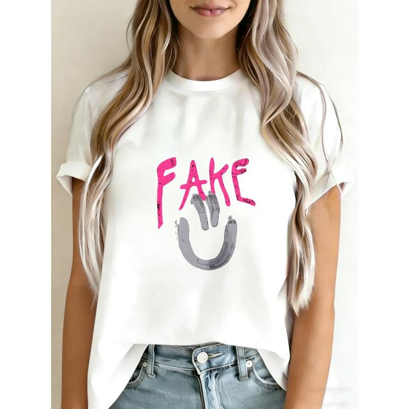 Cropped T Shirt White Fake Hand Sign Print Casual Streetwear Top For Women XXXXL білий
Cropped T Shirt White Fake Hand Sign Print Casual Streetwear Top For Women XXXXL білий