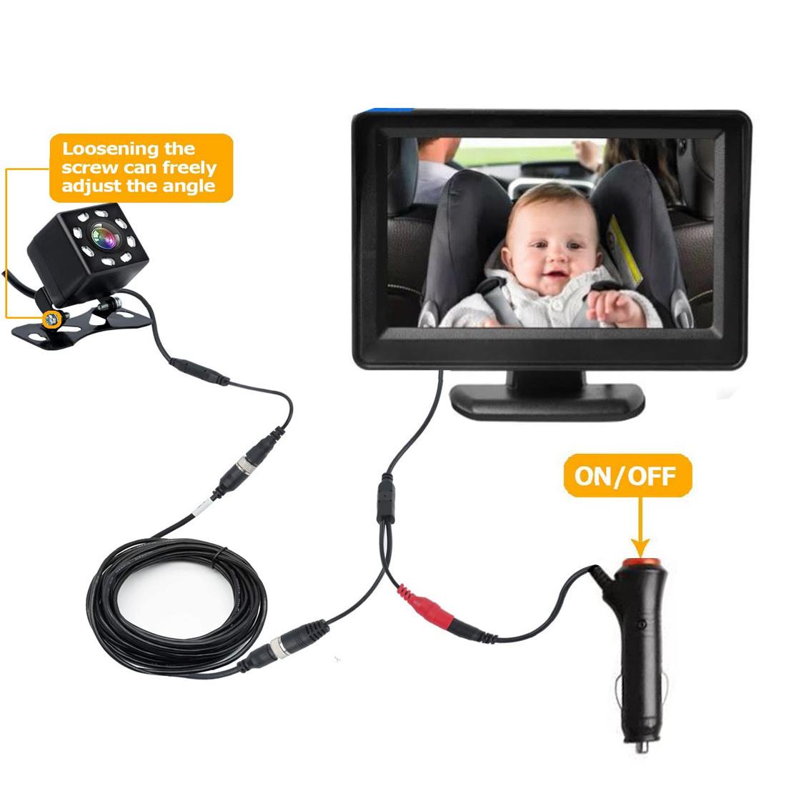 RH-B06 4.3 Inch Baby Safety Monitor Waterproof Night Vision Car Back Seat Camera Type A
RH-B06 4.3 Inch Baby Safety Monitor Waterproof Night Vision Car Back Seat Camera Type A