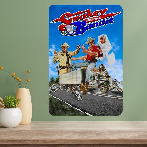 Smokey and the Bandit Classic Movie Metal Poster Sign 20x30cm(7.8x11.8inch)
Smokey and the Bandit Classic Movie Metal Poster Sign 20x30cm(7.8x11.8inch)
