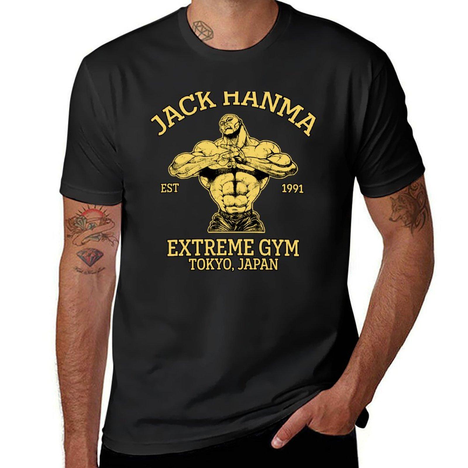 Jack Hanma Спортивна футболка для хлопчиків з тваринним принтом однотонний літній одяг вишукані футболки великої ваги для чоловіків L
Jack Hanma Спортивна футболка для хлопчиків з тваринним принтом однотонний літній одяг вишукані футболки великої ваги для чоловіків L